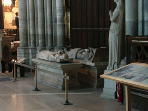 Inside the Church of St. Denis